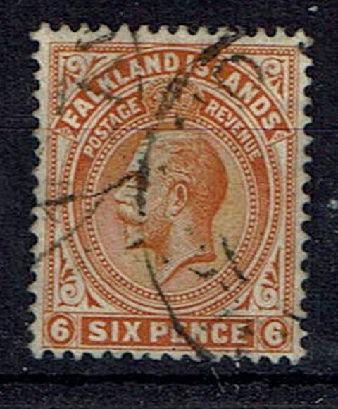 Image of Falkland Islands SG 64aw FU British Commonwealth Stamp